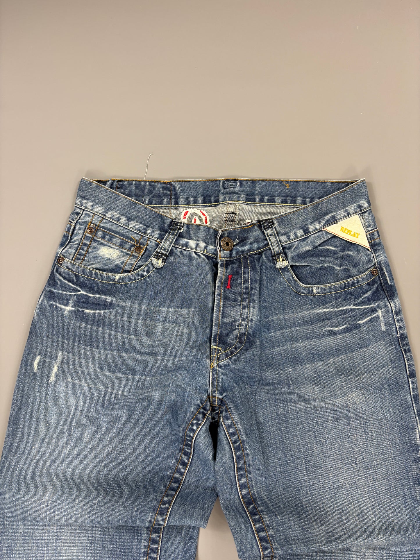 Replay Jeans washed printed baggy (S) 61season