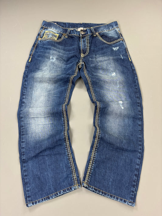 True Religion Jeans vintage printed baggy (M) 61season