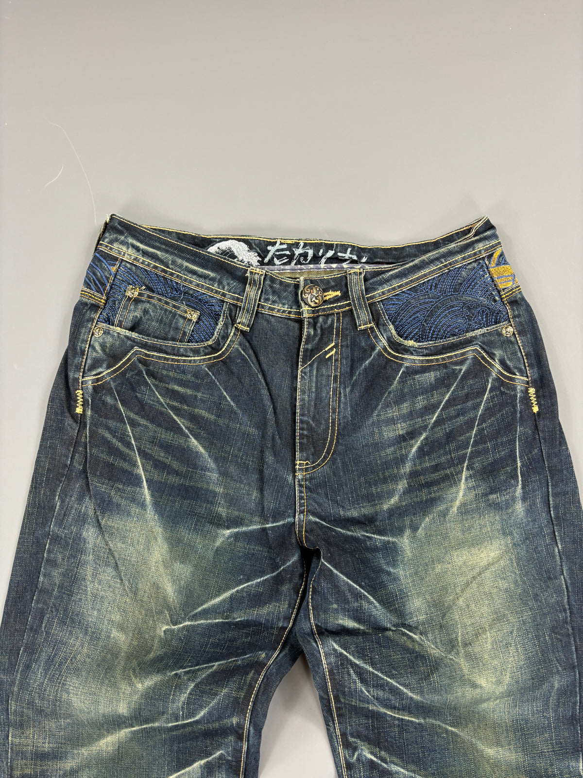 Japan Style Washed Jeans vintage (L) 61season