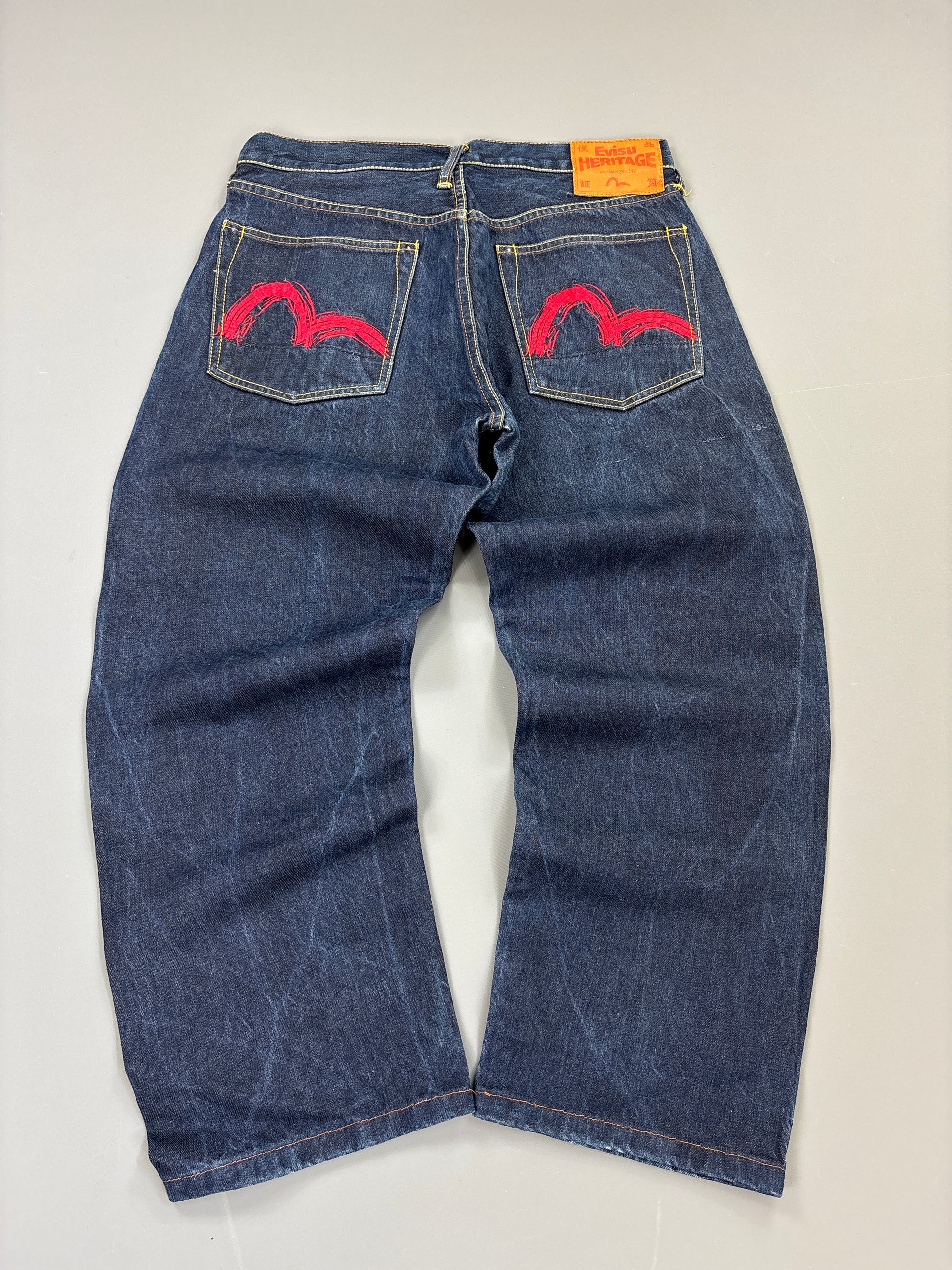 Evisu Jeans vintage printed straight (XS) 61season