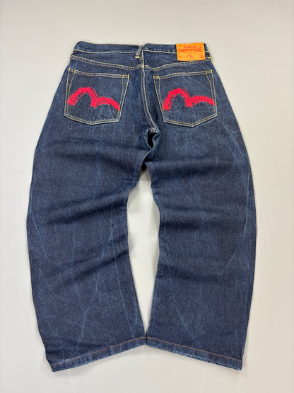 Evisu Jeans vintage printed straight (XS) 61season