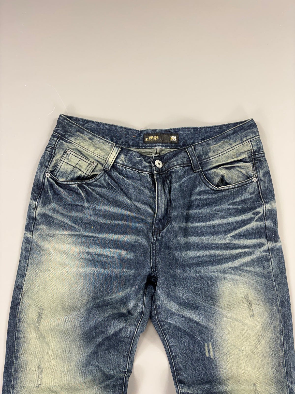 Japan Style Washed Straight Jeans vintage (M) 61season