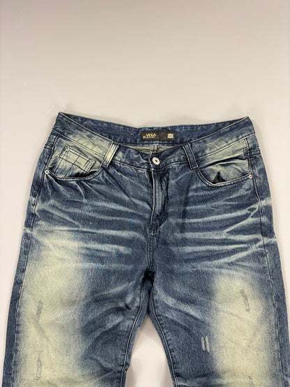 Japan Style Washed Straight Jeans vintage (M) 61season
