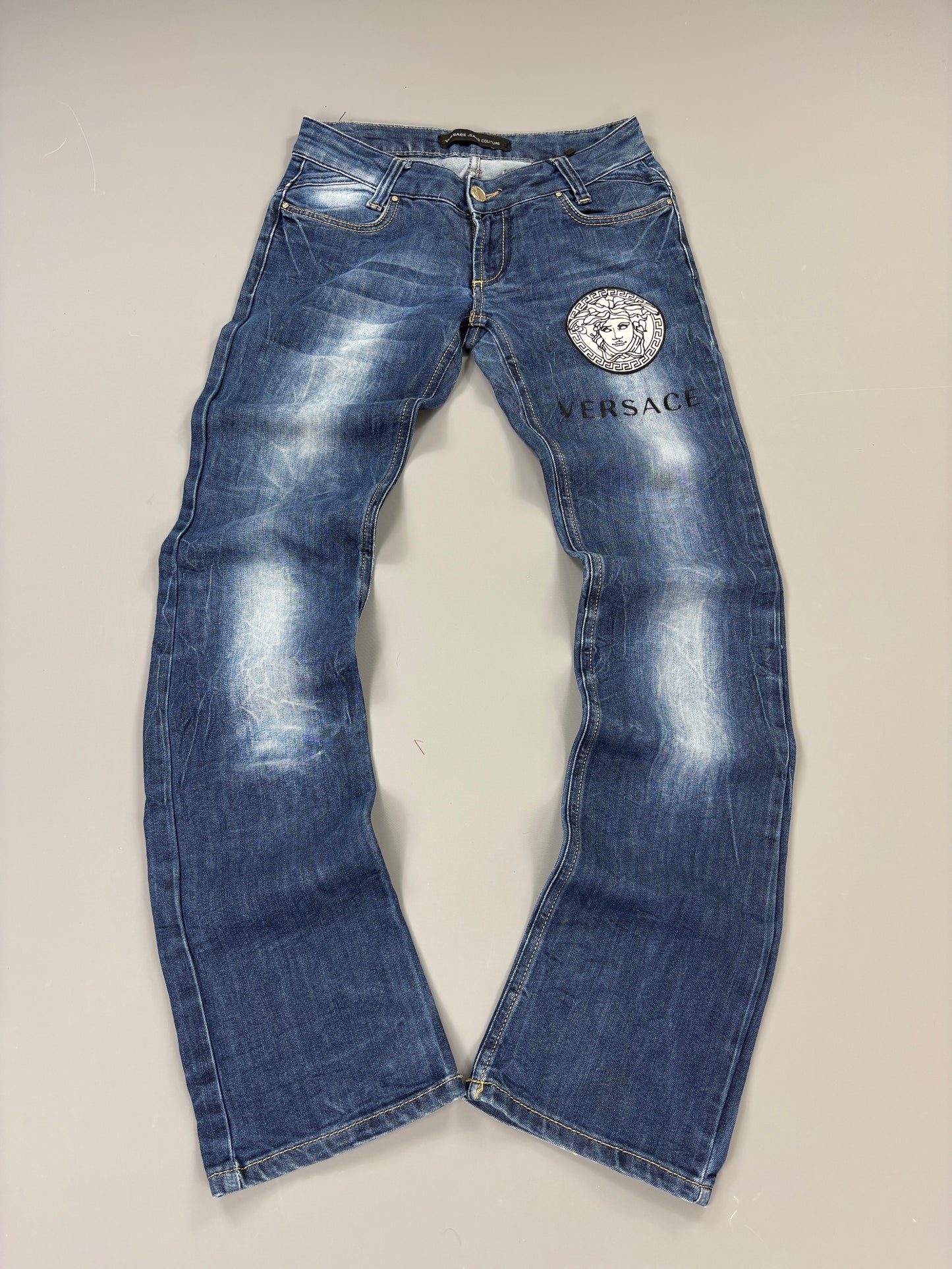 Versace Woman Jeans vintage printed Skinny (M) 61season