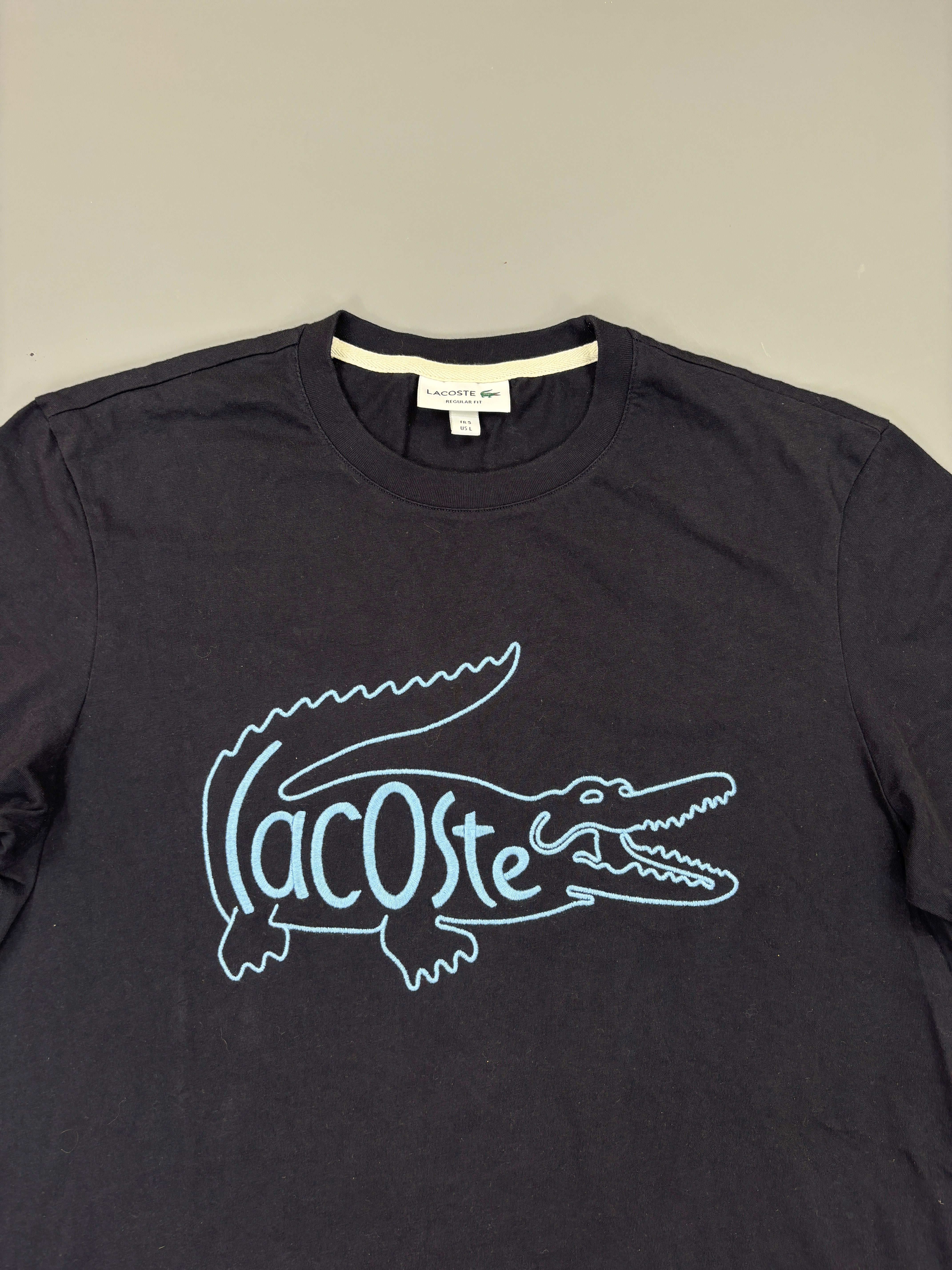 Lacoste T-Shirt vintage printed (M) 61season