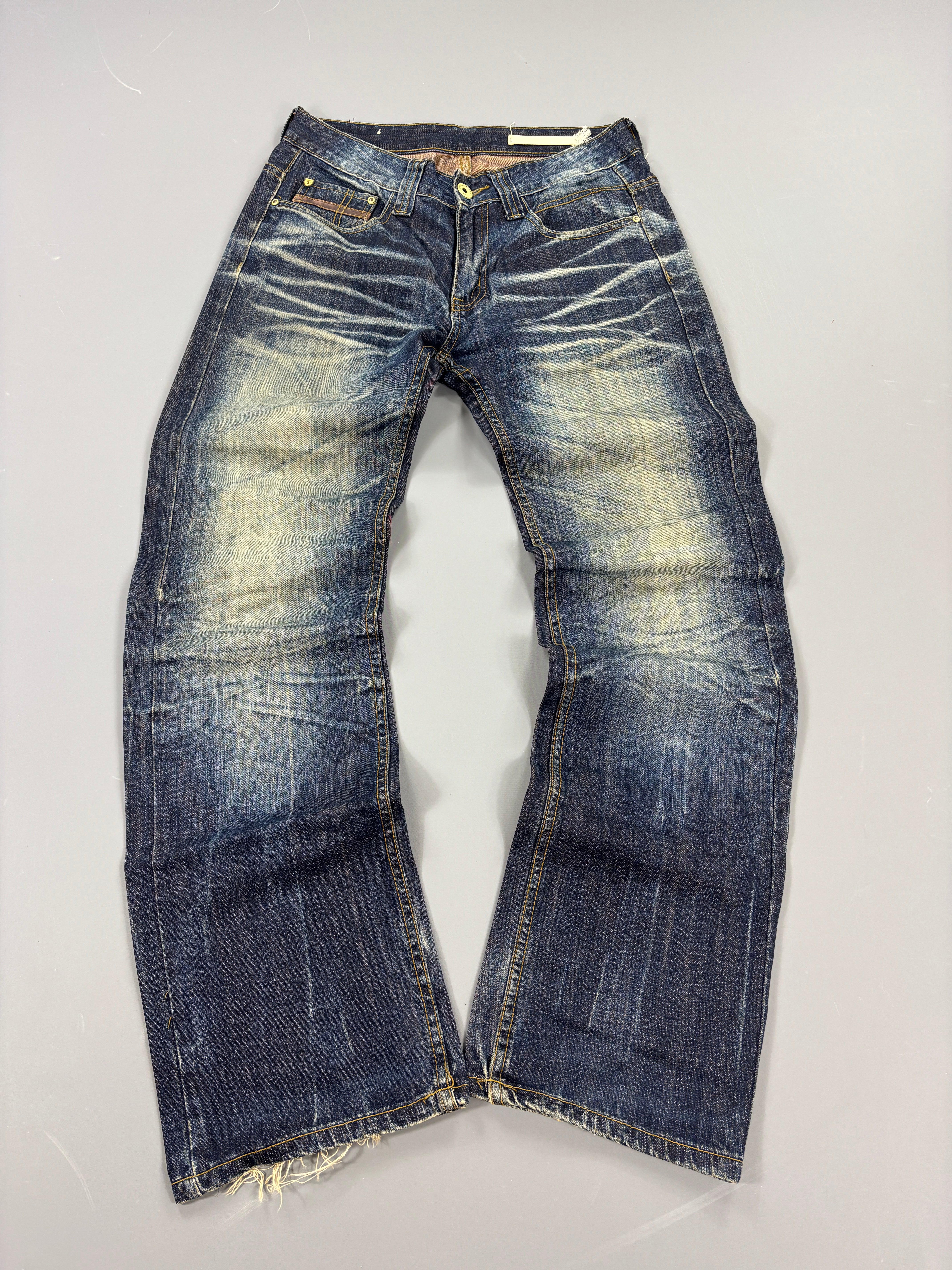 Washed Japan Style Jeans Straight L 61season