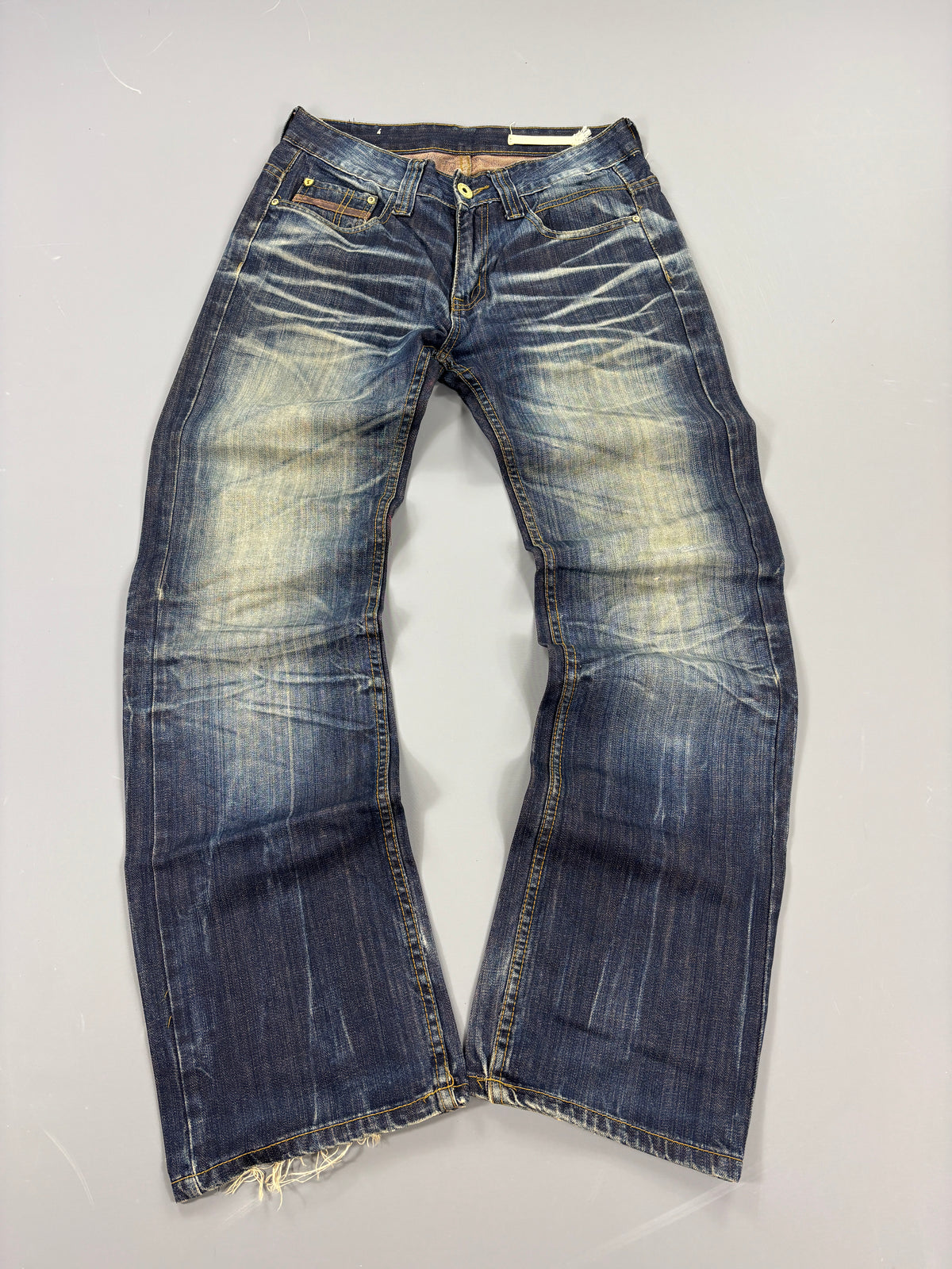 Washed Japan Style Jeans Straight L 61season