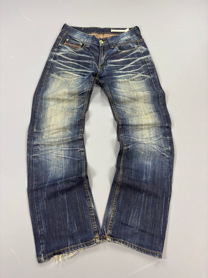 Washed Japan Style Jeans Straight L 61season