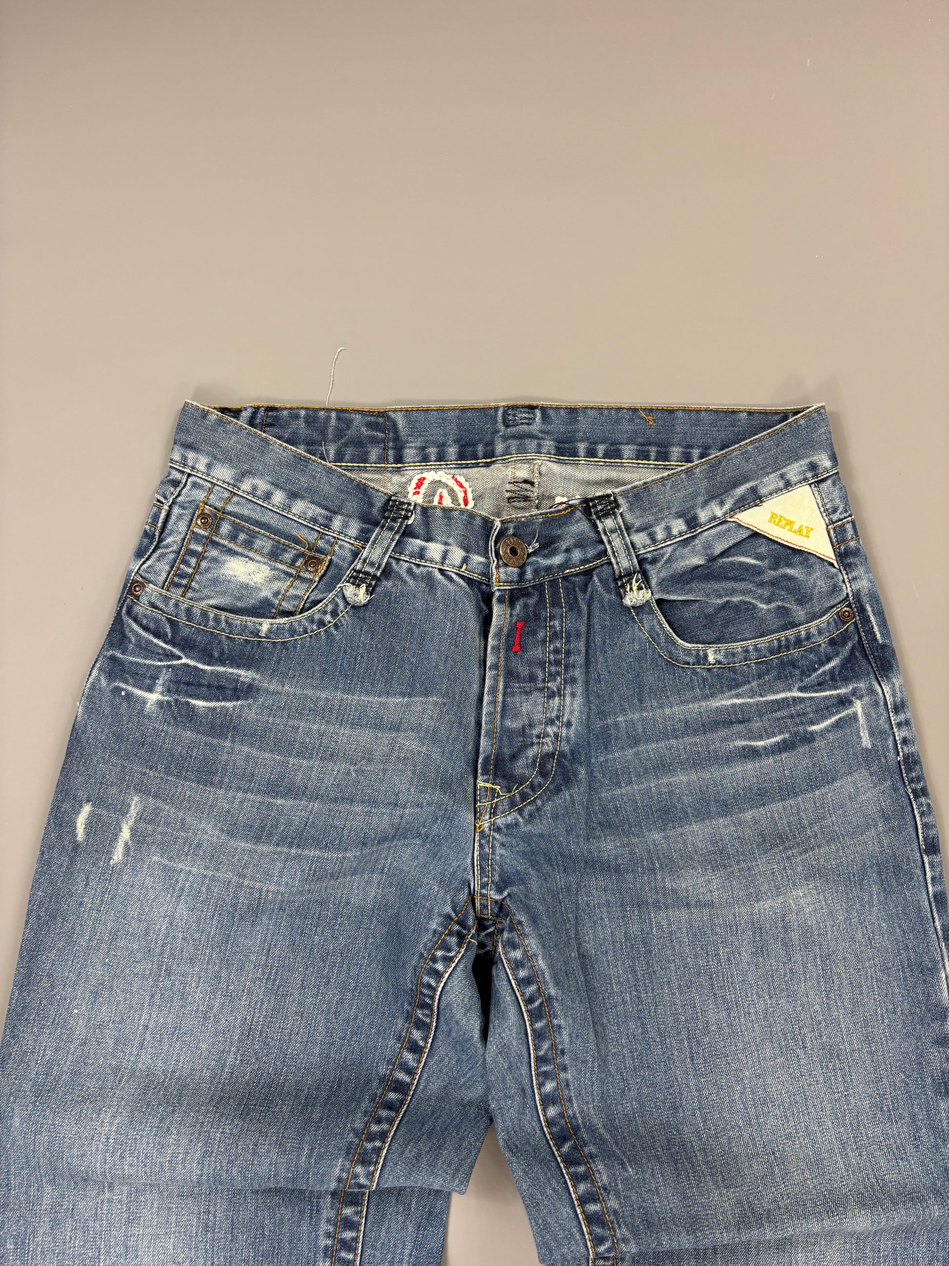 Replay Jeans washed printed baggy (S) 61season