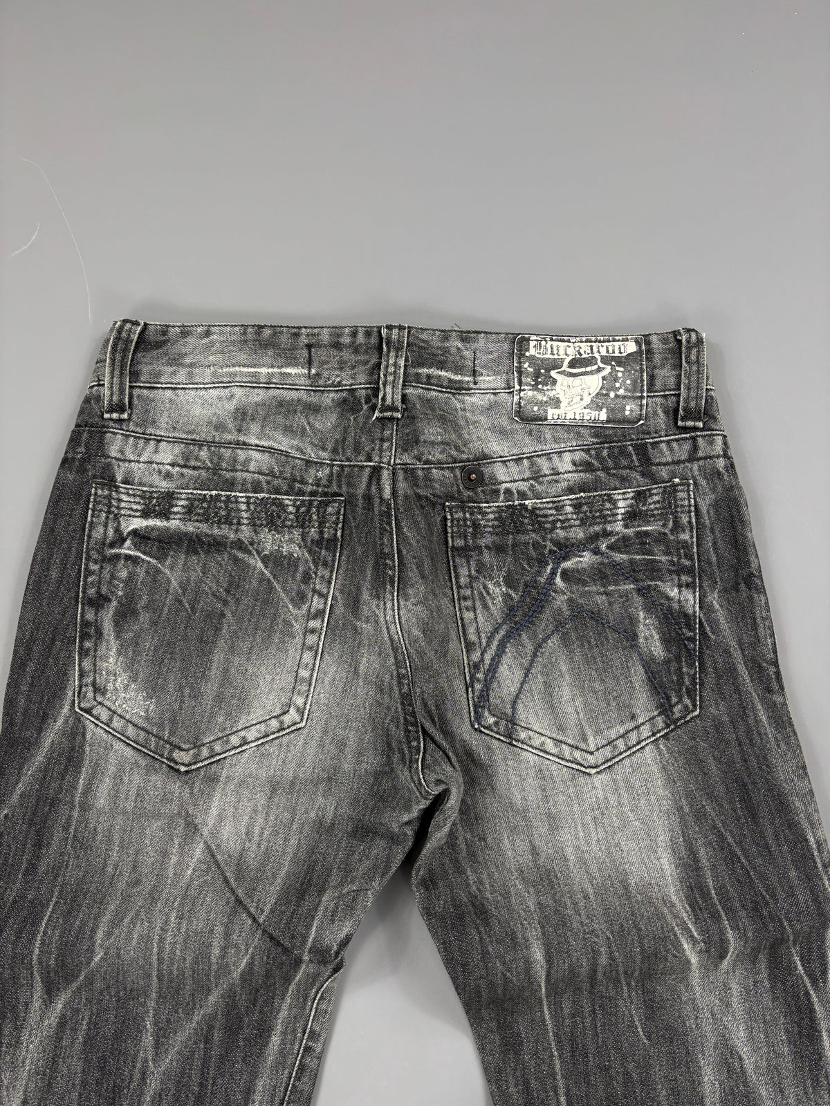 Japan Style Washed Straight Jeans vintage (M) 61season