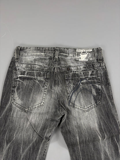 Japan Style Washed Straight Jeans vintage (M) 61season