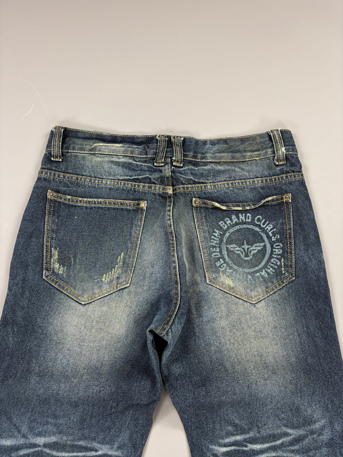 Japan Style Washed Straight Jeans (XL) 61season