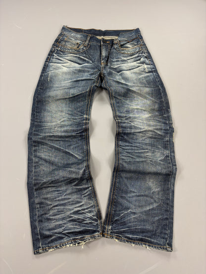 Cotton & Indigo Straight Jeans Washed Japan Style vintage ( 61season