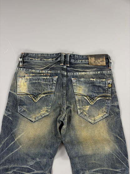 Japan Style Washed Straight Jeans vintage (L) 61season