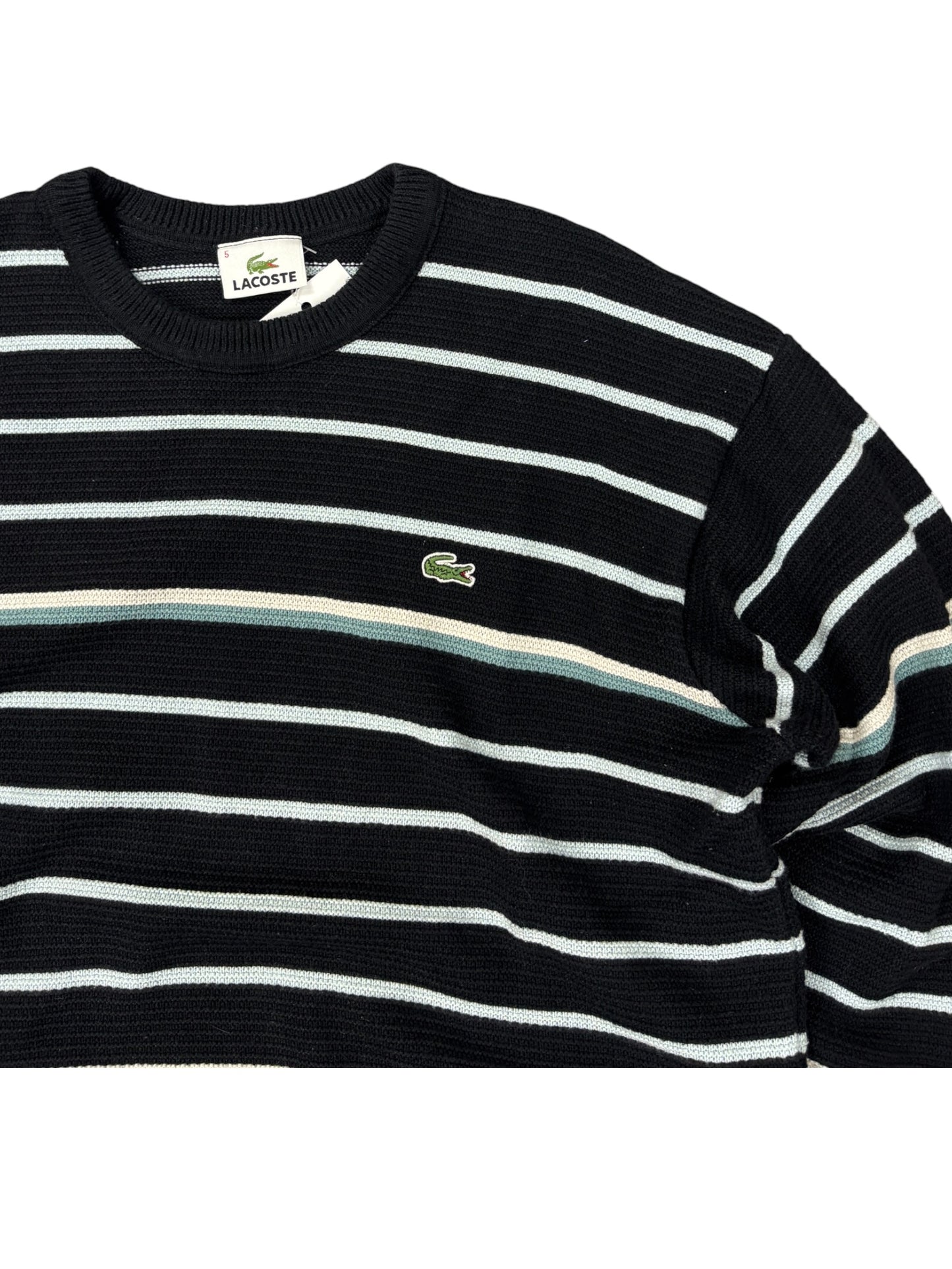 Lacoste Sweater vintage knit streifen (XS-S) 61season