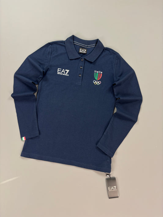 Armani Italia Polo Langarm XS-S