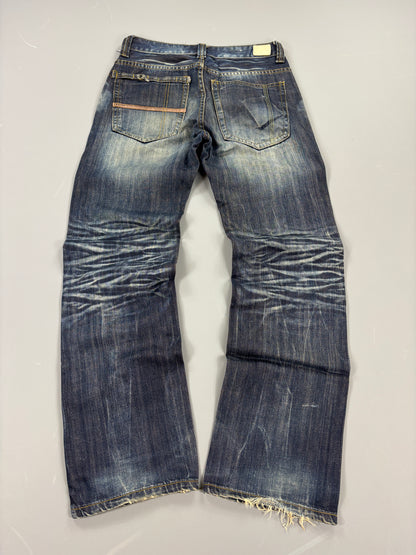 Washed Japan Style Jeans Straight L 61season