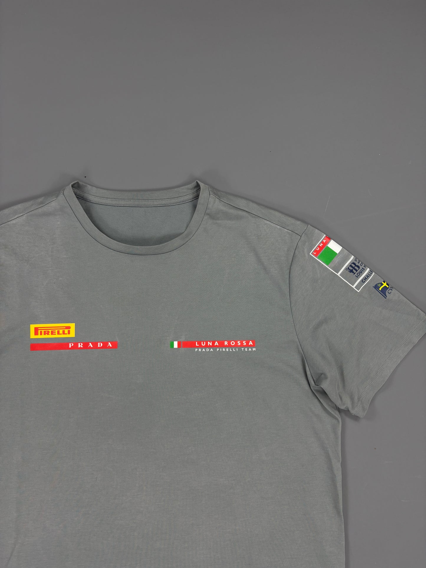 Prada Luna Rossa T-Shirt vintage tee grey (M) 61season