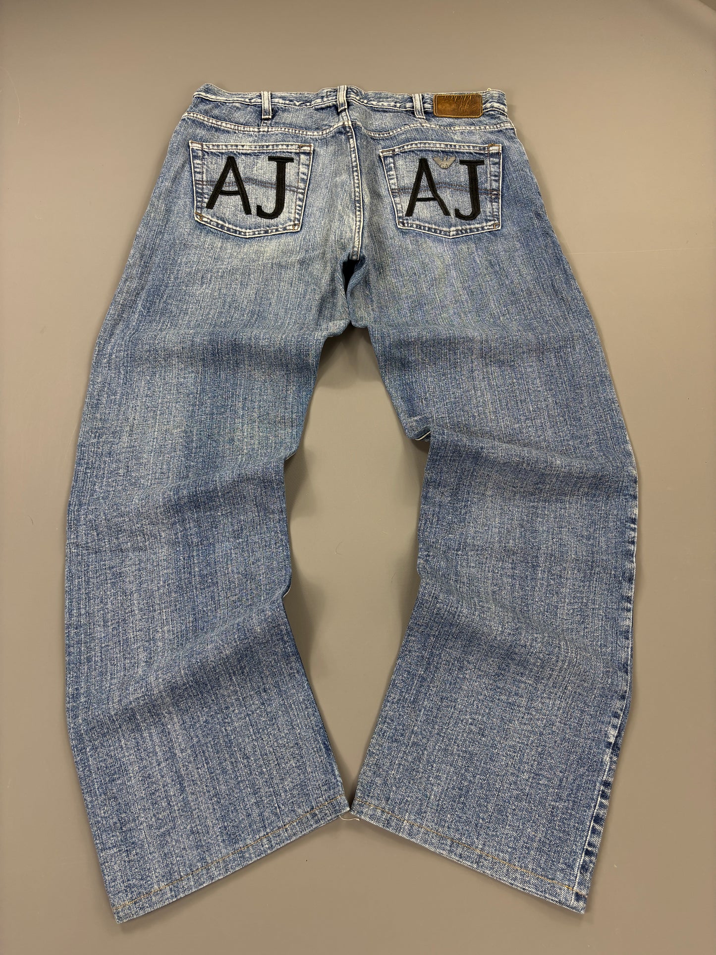Armani Jeans vintage printed straight (M) 61season