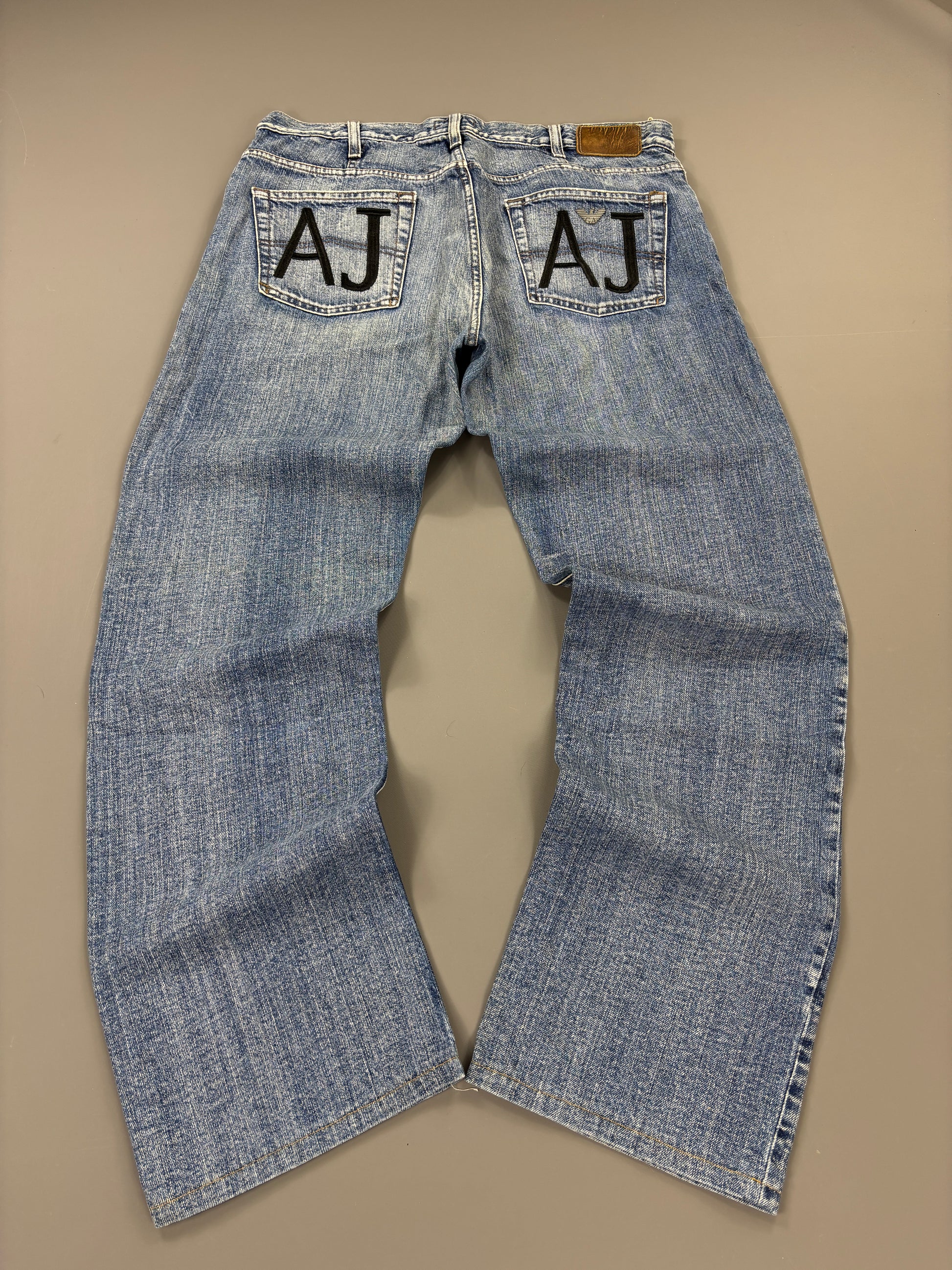 Armani Jeans vintage printed straight (M) 61season