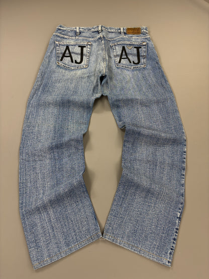 Armani Jeans vintage printed straight (M) 61season
