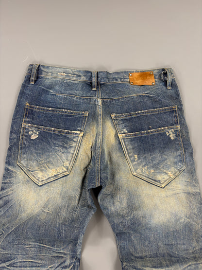 Japan Style Straight Washed Jeans vintage (XL) 61season