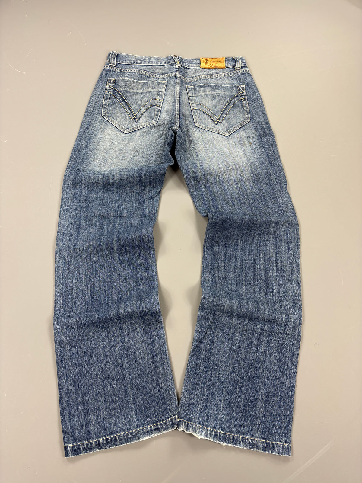 Japan Style Washed Bootcut Jeans (L) 61season