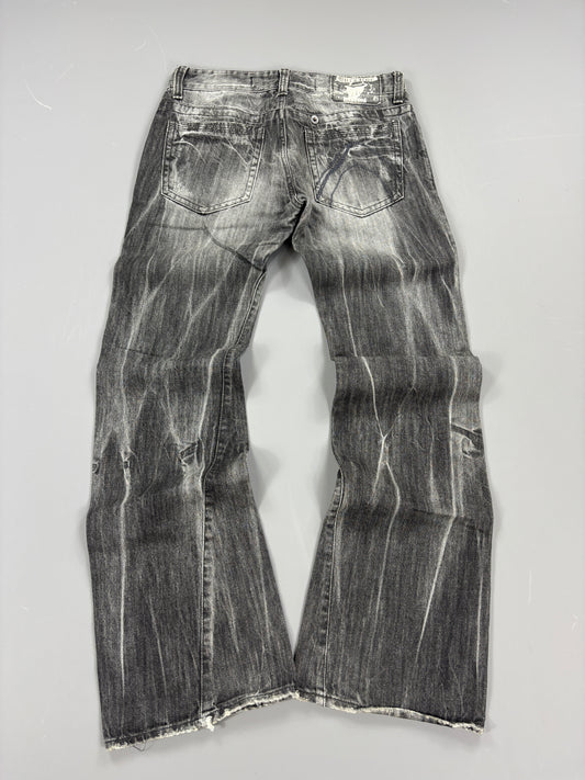 Japan Style Washed Straight Jeans vintage (M) 61season