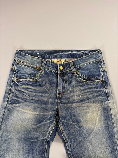 Japan Style Washed Straight Jeans vintage (S) 61season