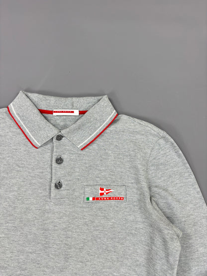 Prada Luna Rossa Polo Langarm S 61season