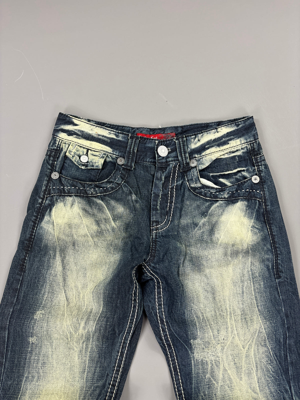Japan Style Washed Bootcut Jeans vintage (L) 61season