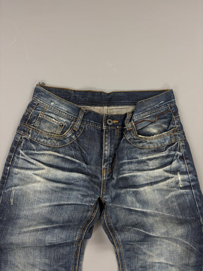 Cotton & Indigo Straight Jeans Washed Japan Style vintage ( 61season