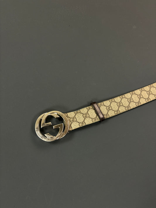 Gucci monogram belt