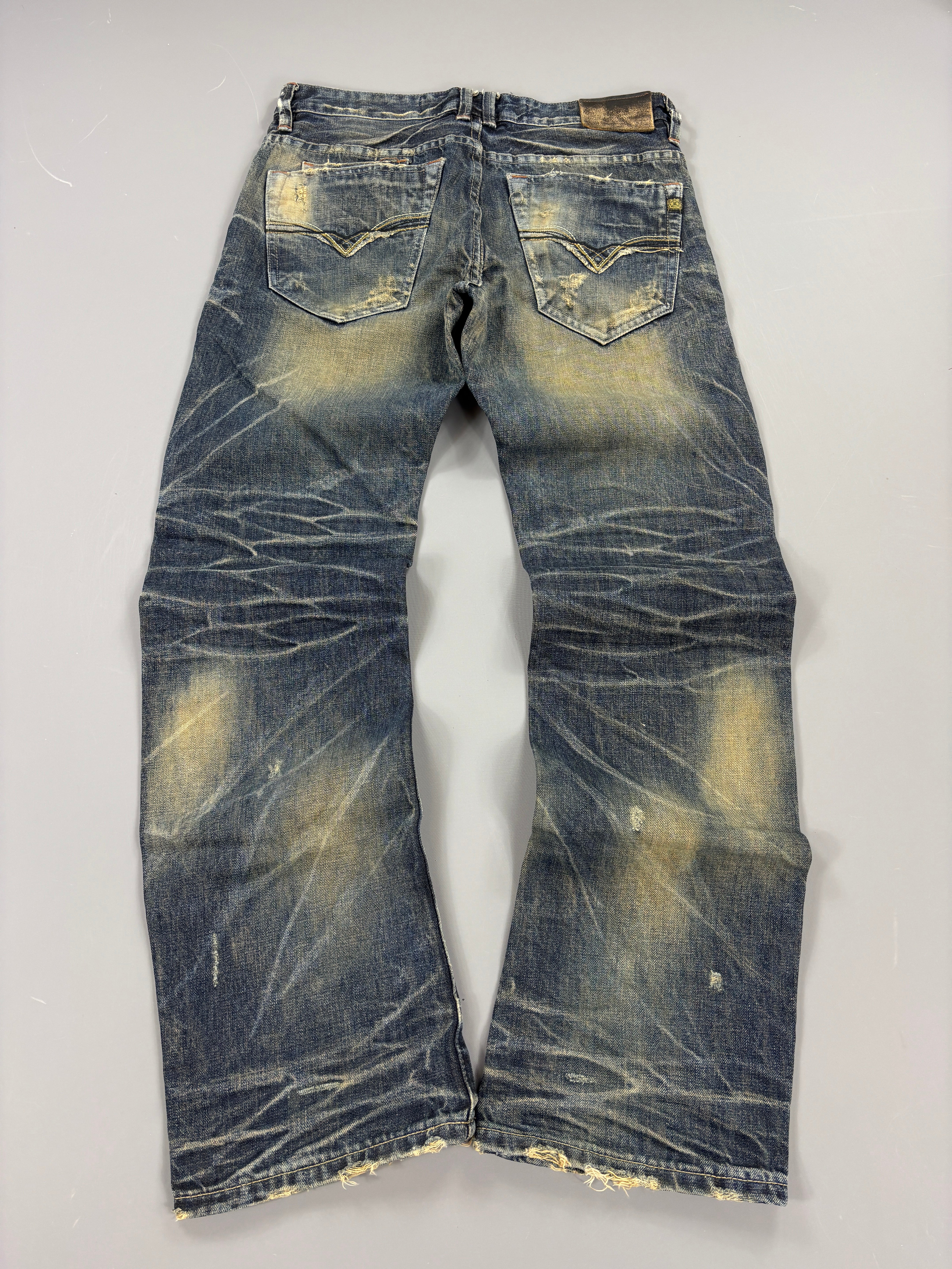 Japan Style Washed Straight Jeans vintage (L) 61season