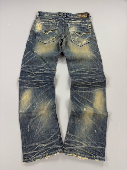Japan Style Washed Straight Jeans vintage (L) 61season