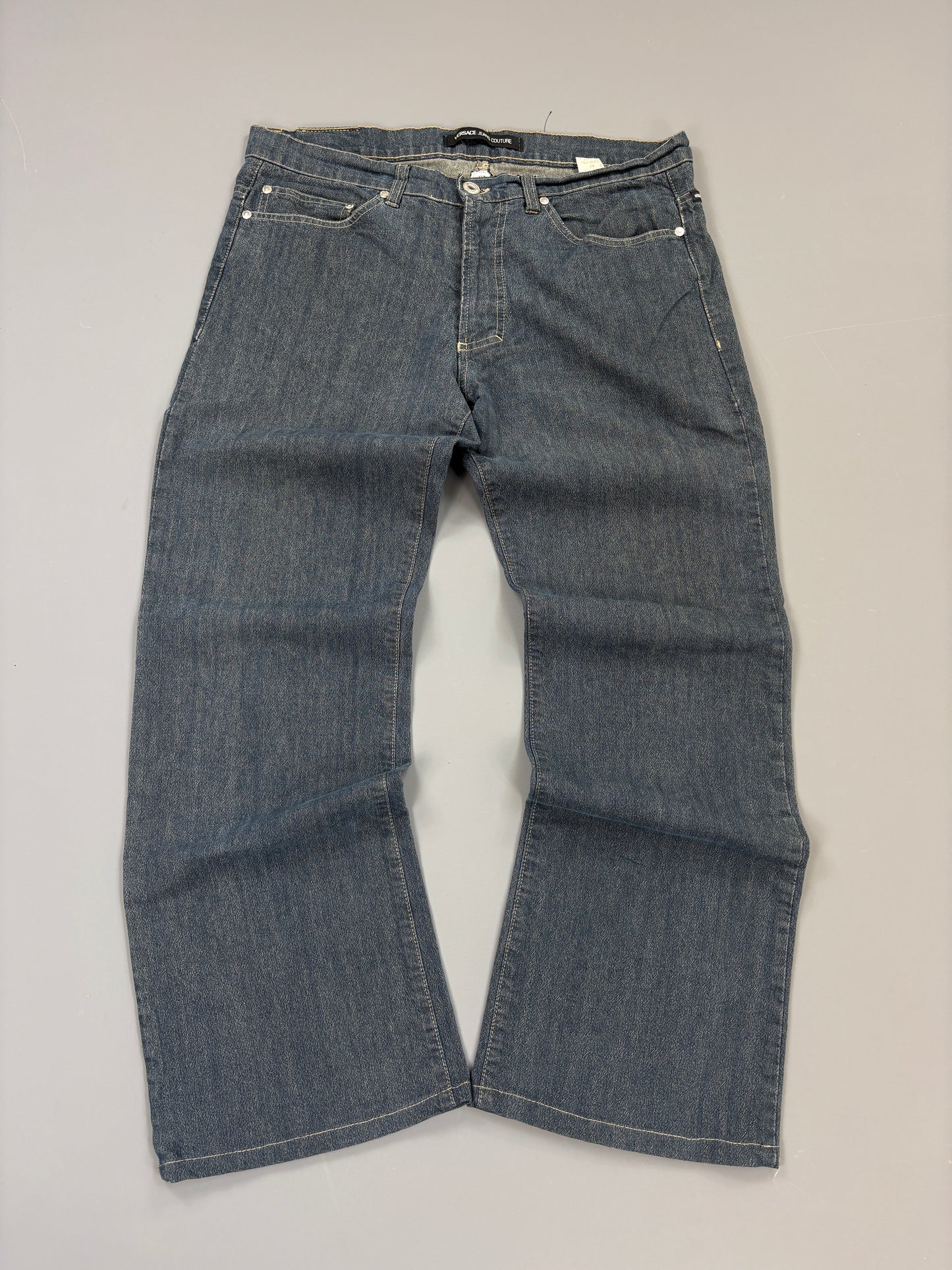 Versace Jeans vintage printed bootcut (XS) 61season
