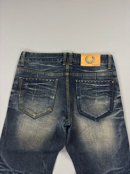 Japan Style Bootcut Washed Jeans vintage (L) 61season