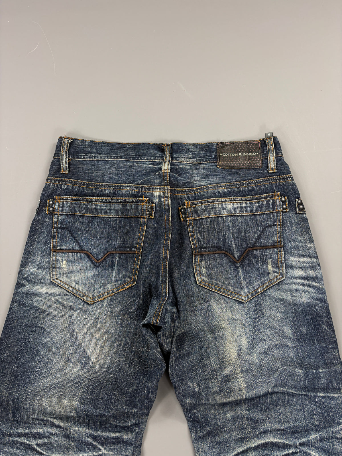 Cotton & Indigo Straight Jeans Washed Japan Style vintage ( 61season