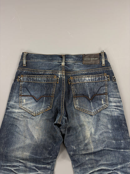 Cotton & Indigo Straight Jeans Washed Japan Style vintage ( 61season