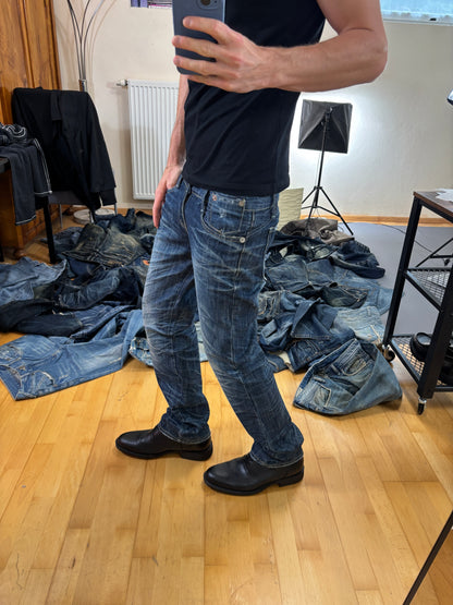 Washed Straight Japan Style Jeans vintage (M) 61season