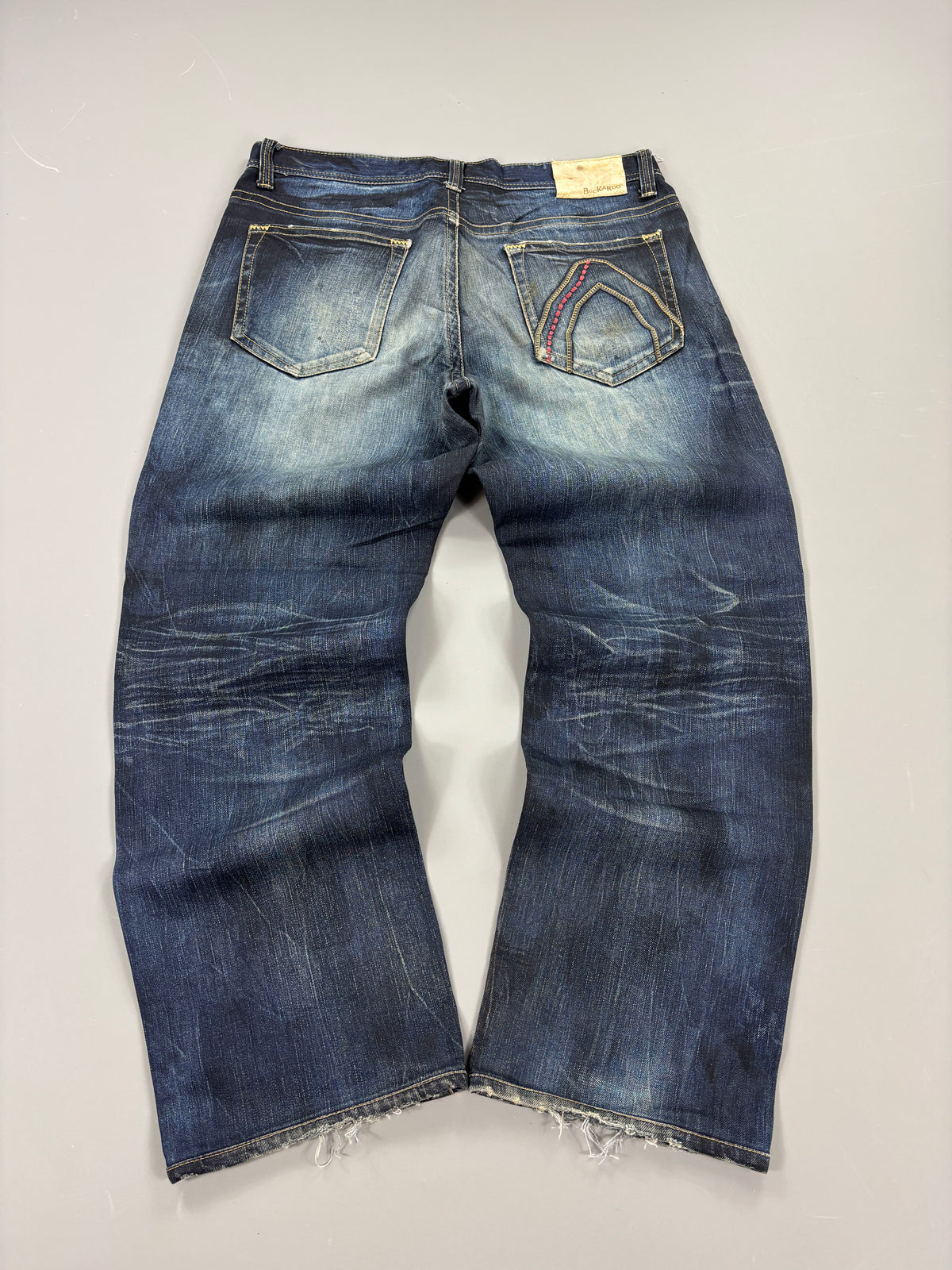 Japan Style Washed Straight Jeans vintage (S) 61season
