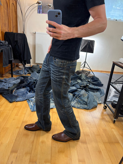 Japan Style Bootcut PREMIUM Washed vintage Jeans (S) 61season