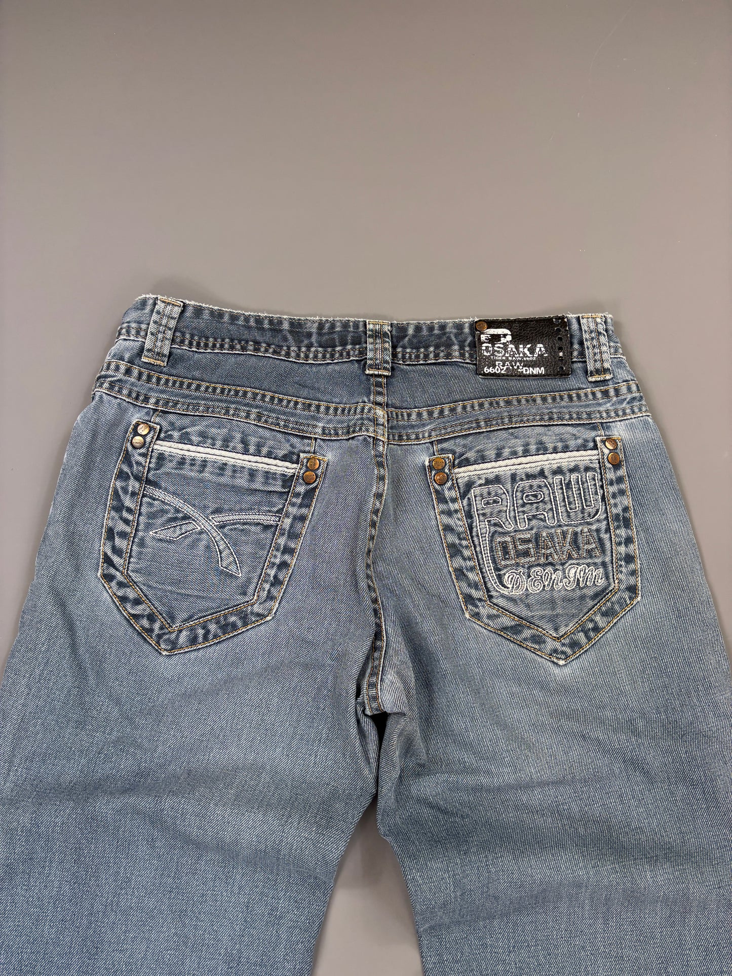 Gstar Jeans vintage printed washed grey straight (S) 61season