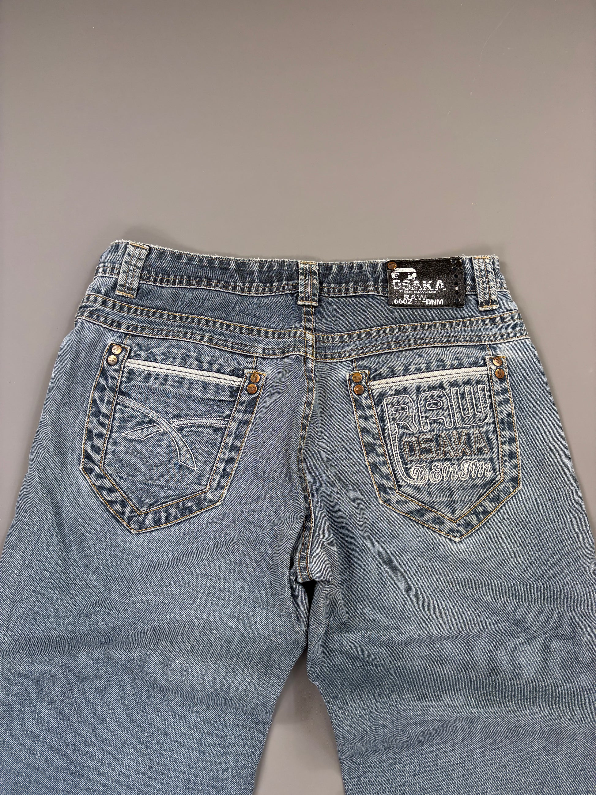 Gstar Jeans vintage printed washed grey straight (S) 61season