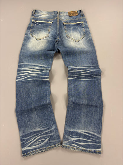 Japan Style Washed Straight Jeans vintage (L) 61season