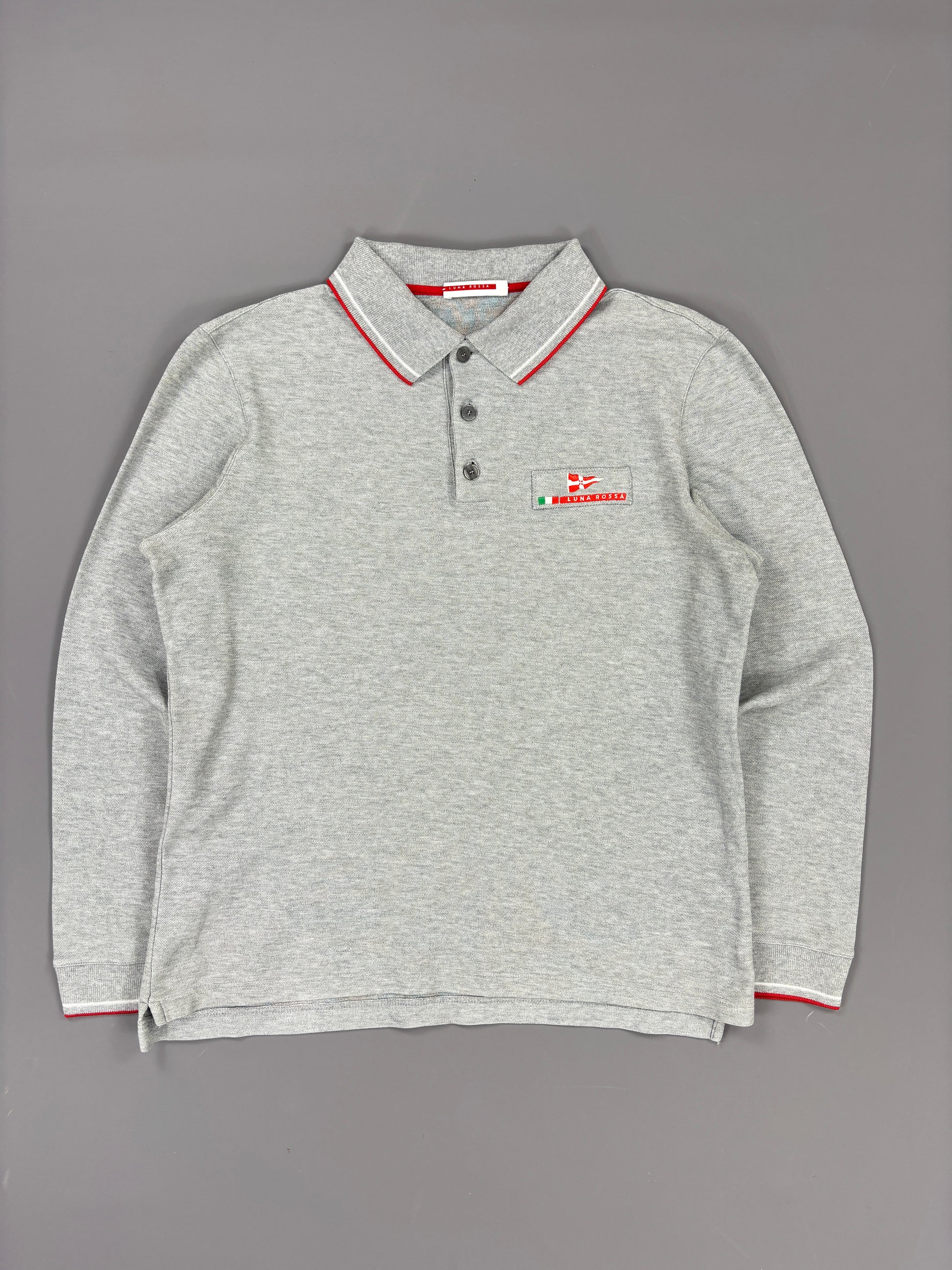Prada Luna Rossa Polo Langarm S 61season