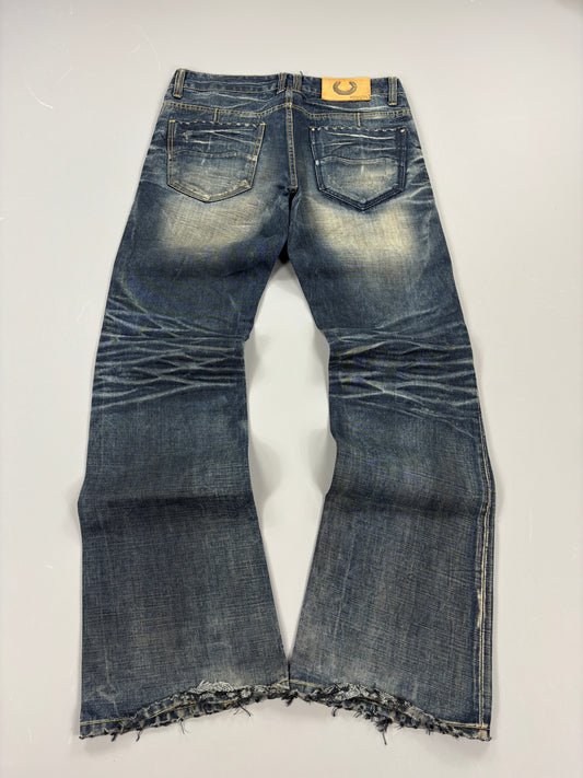 Japan Style Straight Washed Jeans vintage (XL) 61season