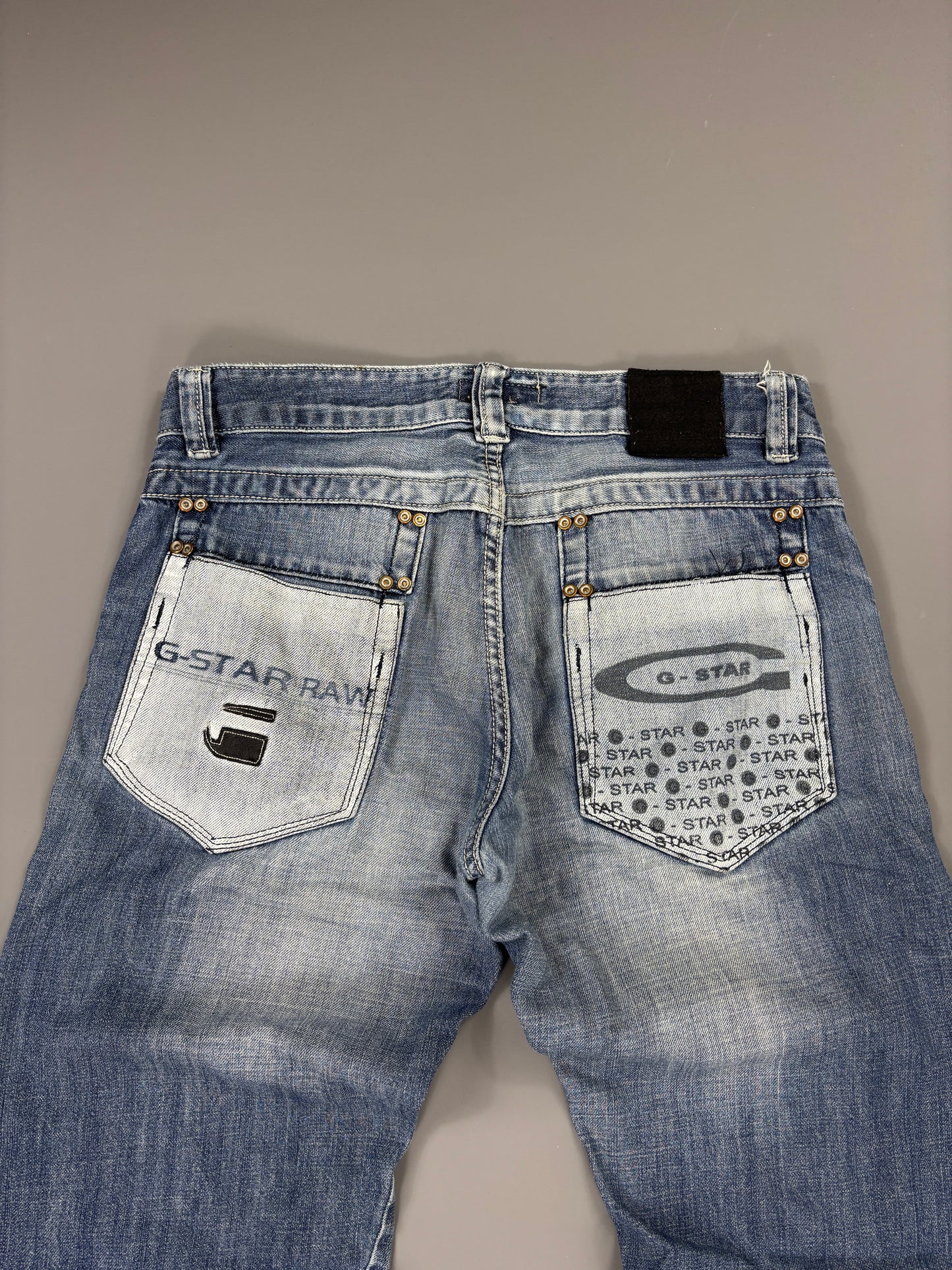 Gstar Raw Jeans vintage printed straight (S) 61season