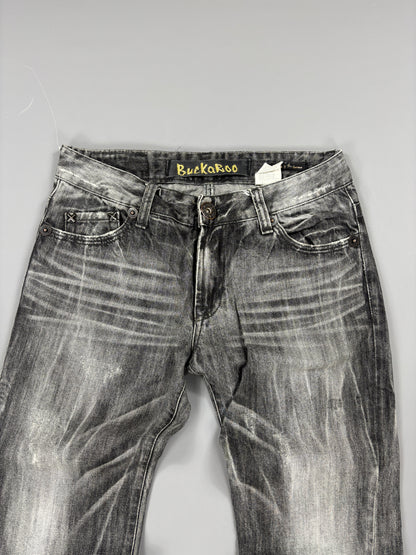 Japan Style Washed Straight Jeans vintage (M) 61season