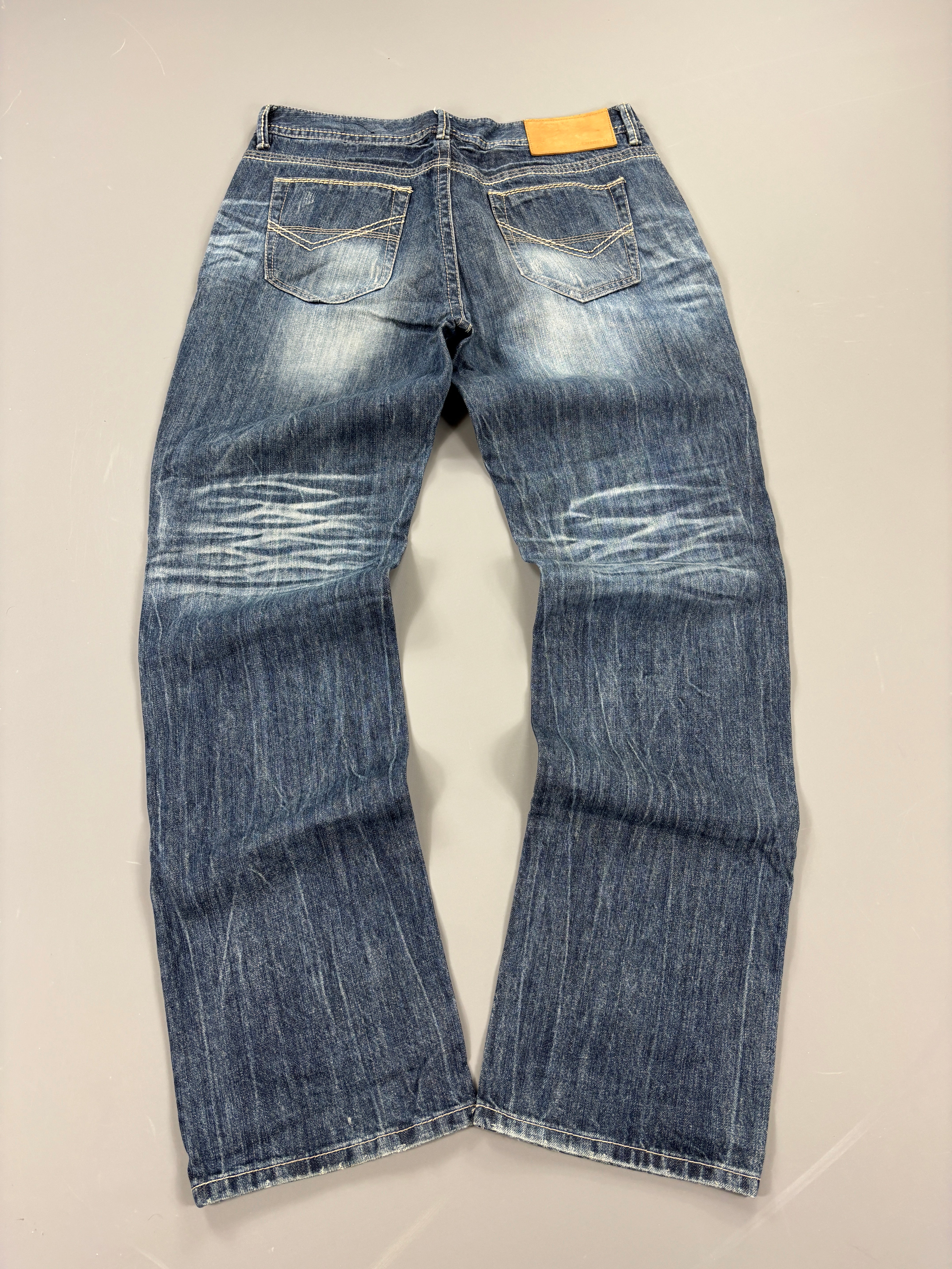 Japan Style Washed Straight Jeans vintage (L) 61season